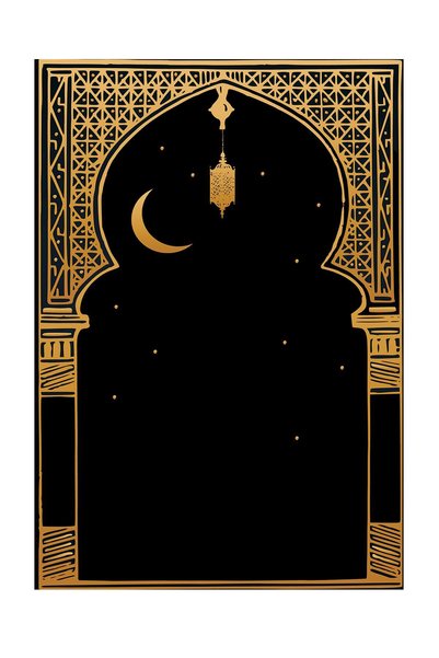 Carmine Carpet Digital Printed Washable Non-Slip Base Children's Prayer Mat