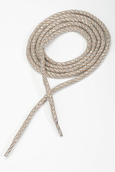 TexFoot Round Polyester Twisted Glitter Sneakers and Boots Laces 120 cm