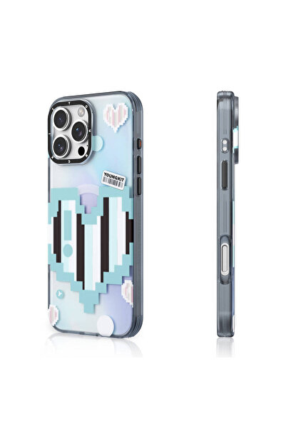 Youngkit iPhone 16 Pro Max Uyumlu  Kılıf Magsafe Şarj Özellikli Youngkit Love...