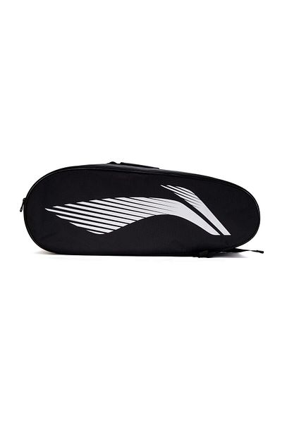 Li-Ning Flash Double Zipper Badminton Kit Bag | Black/red | Spacious Sports Bag | Badminton Accessories