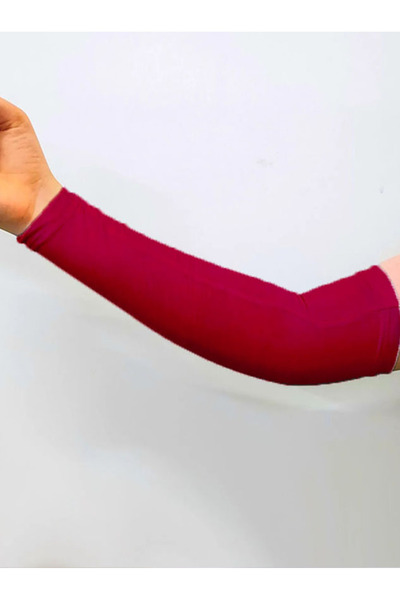 AŞAR MODA TEKSTİL Kolluğu Penye Kırmızı Namaz Ve Tesettür Kolluğu