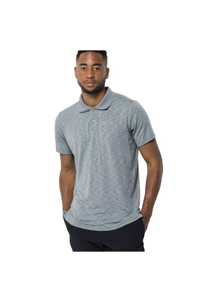 Jack Wolfskin Travel Polo Erkek Yeşil Tişört ERKEK T-SHIRT 1804543_1282