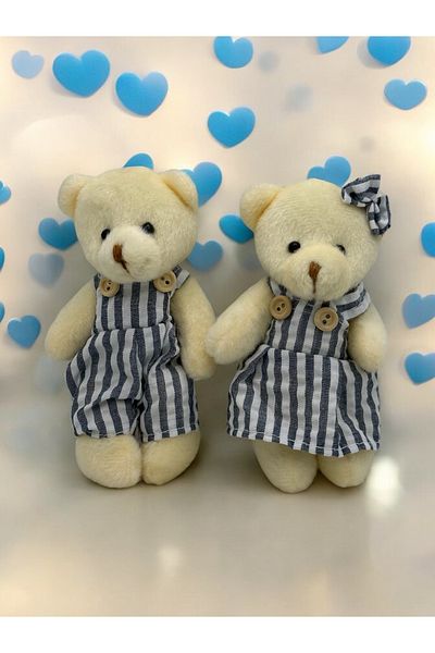 ADA LİFE GÜMÜŞ Double (Lovered) Plush Bear