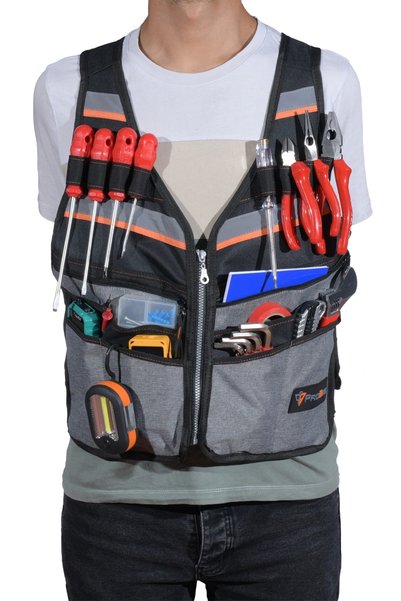 Probag Takım Yeleği Suya Dayanıklı Çok Cepli Elektrikçi hırdavat takım yeleği PB-TY0001