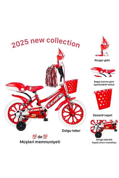 Cenix 15 Jant Bisiklet 3-6 Yaş Bisiklet Yerli Üretim zil hediyeli