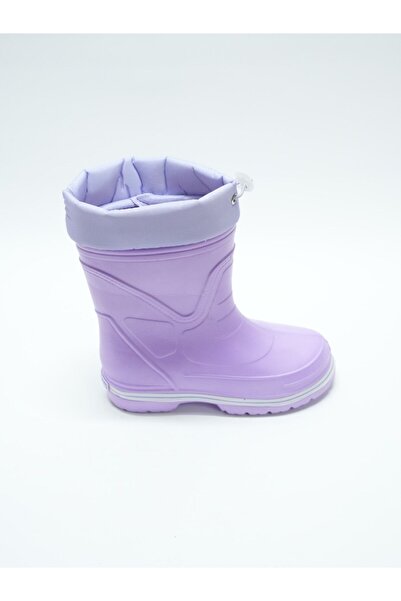 EYMEN SHOES GÜNLÜK KIZ ÇOCUK YÜKSEK BOĞAZLI YAĞMUR BOT, LİLA (LADİK)
