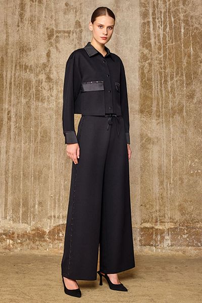 Unıquemode UW 254008   PANTALON DETALIAT YANI TROK UNIC