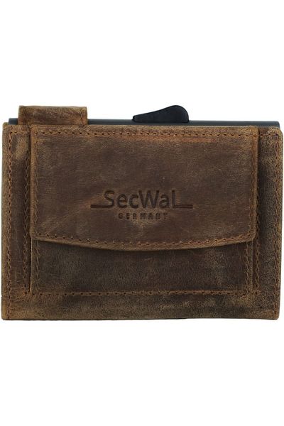 SecWal SecWal 2 credit card case wallet RFID leather 9 cm