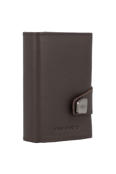 Tru Virtu Click & Slide Kreditkartenetui Geldbörse RFID LED 6,5 cm