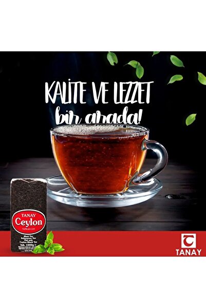 Tanay İthal Seylan Ceylon Sri Lanka Kaçak Siyah Yaprak Çayı ( Çay 500 Gr)