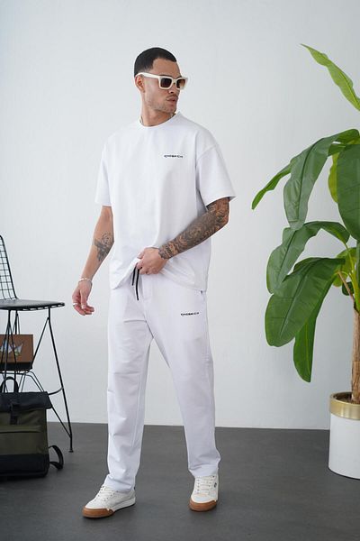 Butik TREND WE Σετ με στάμπα με λαιμόκοψη μεγάλου μεγέθους Unisex κάτω μπλούζα