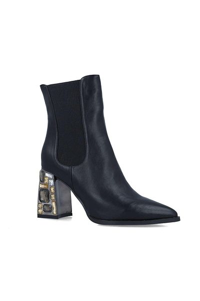 MENBUR WOMEN SHOES BLACK ANKLE BOOTS