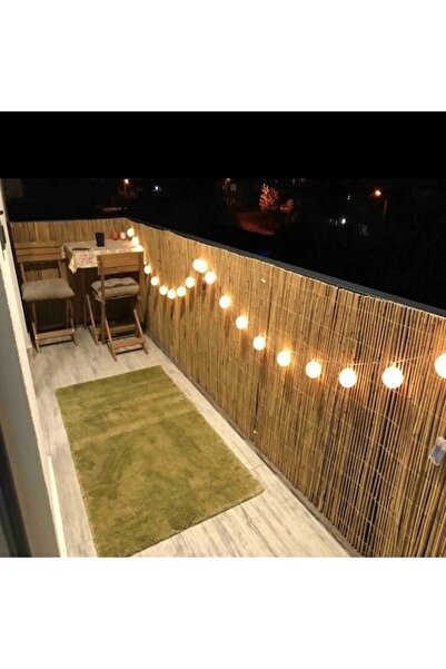 AYGHOME Bambu Bahçe Çiti Bambu Balkon Çiti 1 Metre X 3 Metre Balkon Çiti Gölg...