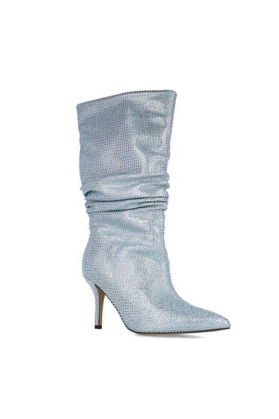 MENBUR WOMEN SHOES SILVER BOOTS