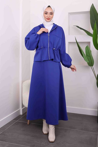 İmajButik Σετ καταδύσεων Saks Blue Hooded Skirt