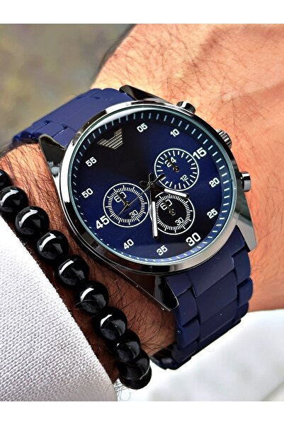 Tisaati Premium Tasarım Silikon Kordon Exclusive Serisi Metal Kasa Erkek Kol ...