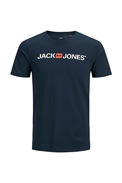 Jack & Jones Pánské tričko JJECORP LOGO TEE SS CREW Navy Blue 101069453