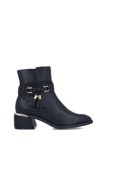 MENBUR WOMEN SHOES BLACK ANKLE BOOTS