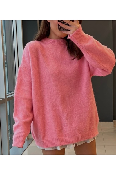 the comrades okrugla kragna Oversize kroj 100% pamuk Ženski džemper