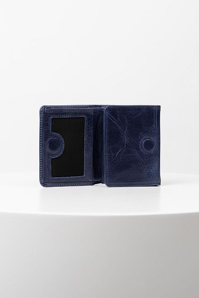 BAYDERİ Olis Men's Genuine Leather Rfid Protected Magnet Closure Card Holder Wallet