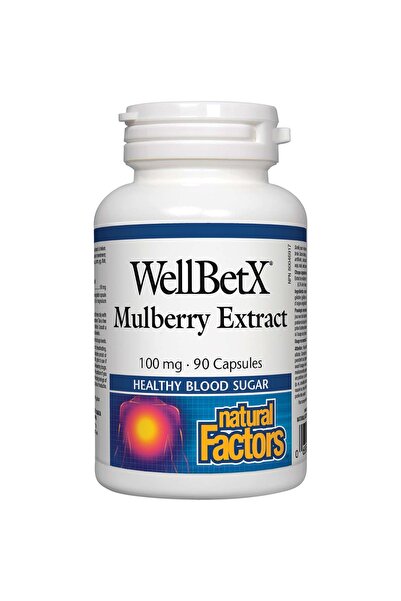 Natural Factors مستخلص التوت من ويلبيتكس، 100 ملجم، 90 كبسولة
