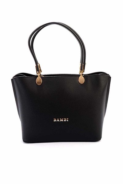 Bambi Geantă neagră de umăr de damă C06224900109