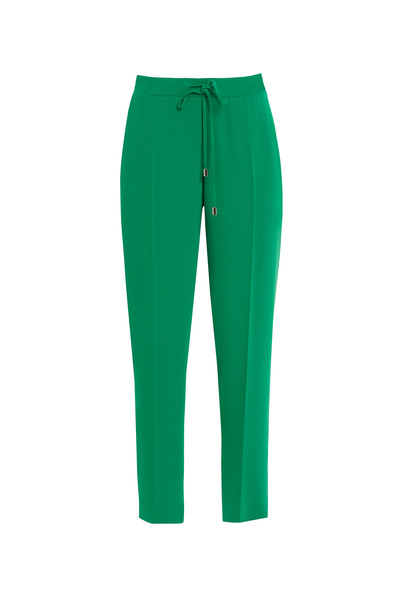 GİZİA Bağcık Detaylı Boru Paça Yeşil Pantolon