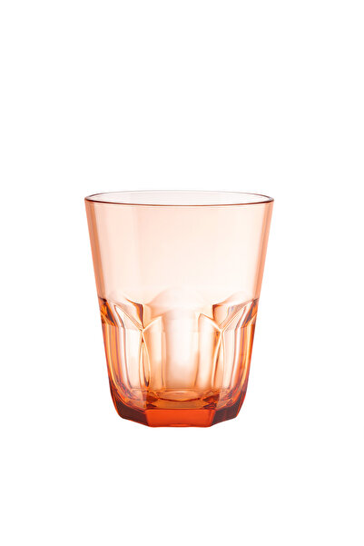 Madame Coco Domme 2 Pack Plastic Cup - Orange - 445 ml