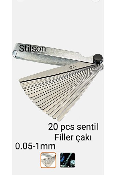 Stilson Sentil Filler Çakı 20 Yapraklı 0,05-1mm