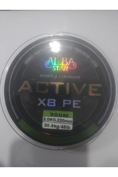 Albastar Active 8X Pe 0.22 mm 300 m Rope Fishing Line