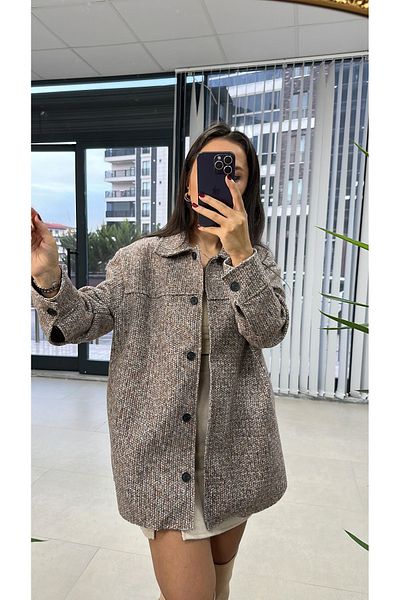 caddstore Кашмирено яке на пъстри шарки