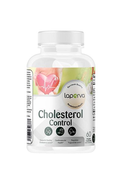 Laperva Cholesterol Control, 60 Veggie Capsules