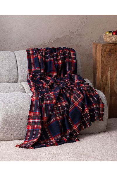 Madame Coco Nuée Sofa Shawl - Navy Blue