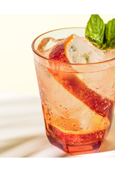 Madame Coco Domme 2 Pack Plastic Cup - Orange - 445 ml