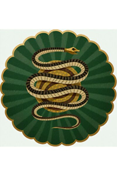 Rugs Modern Halı طوكيو مجموعة الأخضر تحت عنوان الأفعى نمط جولة المنسوجة قاعدة...