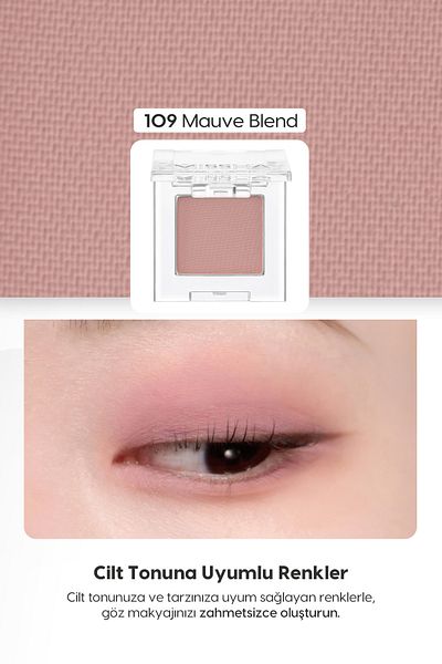 Missha Modern Shadow Matte Soft Textured Eye Shadow - Single Non-Spill (109 Mauve Blend)