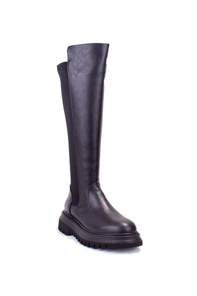 MONAROSA 1043 Γυναικείες καθημερινές Stretch Flat Heel Boots