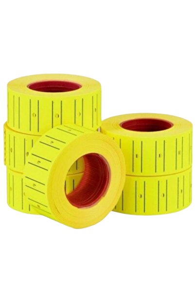 Tanex (12 * 21 mm) ETICHETĂ DE PREȚ GALBENĂ CU DUCĂ (800 etichete într-o rolă...