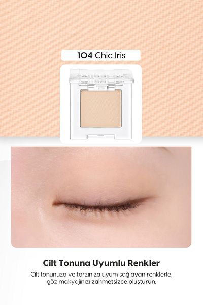 Missha Modern Shadow Matte - Soft Texture Non-Spill Eye Shadow Single (104 Chic Iris)