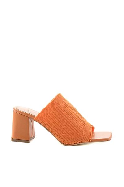Bambi Orangefarbene Damen-Hausschuhe K04503400082