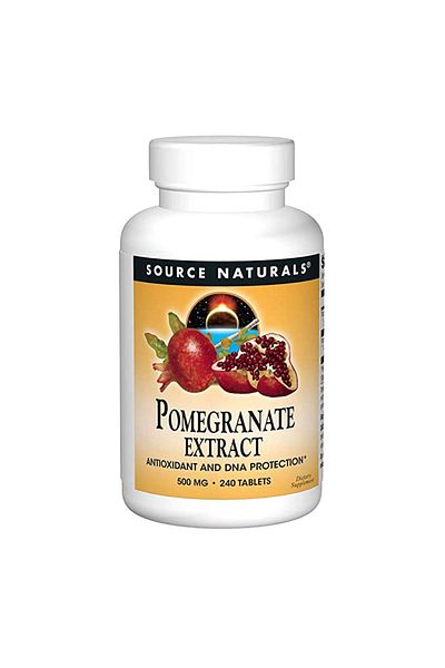 source naturals Pomegranate Extract, 500 mg, 240 Tablets