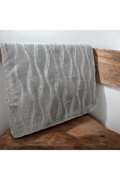 polo life Pololife Embos Patterned Blanket Gray Double 220X240 cm