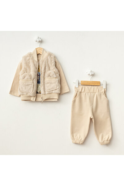 Baby Fou Plush 3-Piece Set with Vest