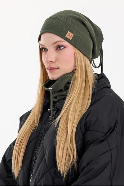 Butikgiz Women's Cotton Camisole, Anti-Sweat, Ultra Light and Soft Beret Neck Collar Set