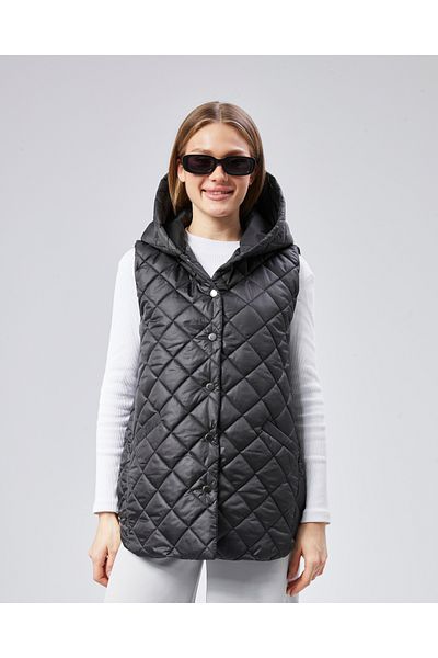 sehatex Short Quilted Hooded Vest
