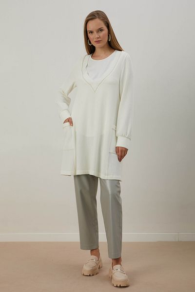 aguaje A 401444   Aguaje V-Neck Double Suit