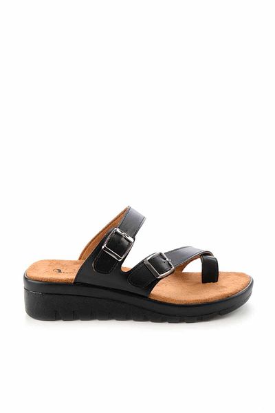 Bambi Women's Black Slippers K04198010909