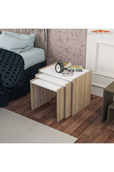 Genel Markalar MODİLAYN SAYE 3 Lü Zigon Sehpa Takımı