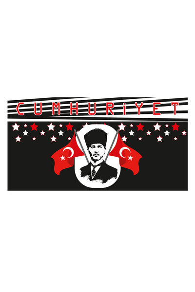 heptex Cumhuriyet Bayramı Afişi Branda 100x200cm