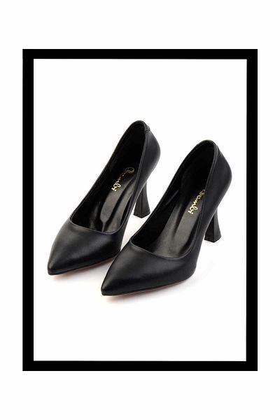 Bambi Black Women's Classic Heeled Shoes - K 01039100709